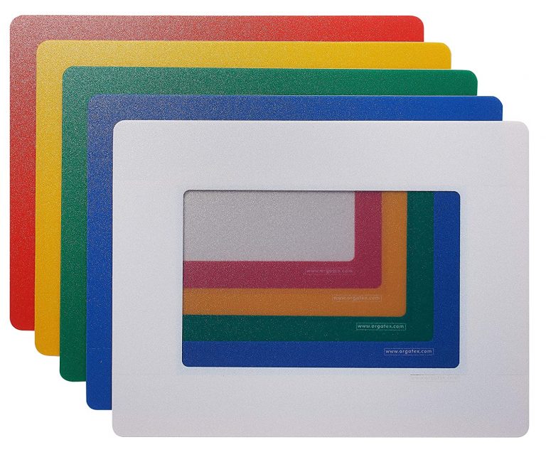 Orgatex transparent floor marking signs