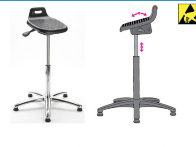 Tabouret ErgoPerfect assis/debout ESD