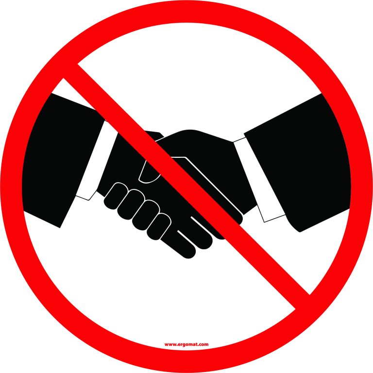 Social Distancing Poster – Graphic Option P