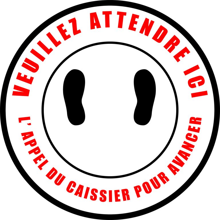 Affiche de Distanciation Sociale - Option Graphique E