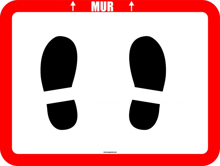 Affiche de Distanciation Sociale - Option Graphique JJ