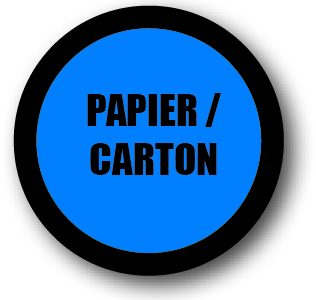DuraSign pictogramme PAPIER / CARTON