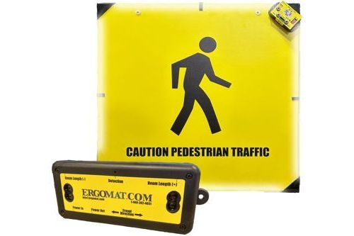 Combo de détection des piétons à lidar entrant et sortant